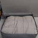 Kivik Breathable Weighted Blanket for Adults, 15 lbs Ultra Soft Minky Dot Heavy Blankets, Reversible Cooling and Warm Blanket for All Seasons, Machine Washable, 60"x80" Queen Size, Grey