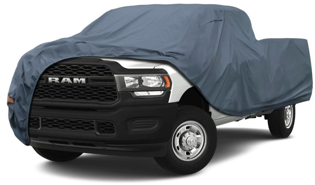16 Layers Large Truck Cover Waterproof All Weater, Heavy Duty Pickup Truck Cover for RAM 2500 3500, Silverado 1500 2500 3500, F-Series F-250 F-350, Toyota Tundra etc. Length up to 262 inch. Size: 4 Truck XXXL - Max Length to 262", Max Cab to 157"