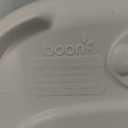 Boon Soak 3 Stage Baby Bathtub - Baby Bath Tub with Three Support Positions for Newborn to Toddlers - Color Changing Drain Plug for Ideal Bath Temperature - Gray - Ages 0 to 18 Months and Up
