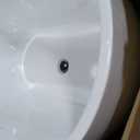 WOODBRIDGE 48" Acrylic Freestanding Bathtub Contemporary Soaking Tub, White Acrylic(Chrome Drain/Overflow),BTA1703-C-Drain&O