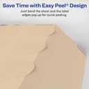 Avery Kraft Brown Round Labels with Sure Feed Technology, 2.5" Diameter, Print to The Edge, Laser/Inkjet Printable Labels, 225 Total (22808) (2.5 inch (Pack of 1))