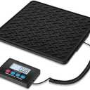 Fuzion Shipping Scale, 440LB x 10g High Accuracy Digital Postal Scale, Durable Alloy Steel Platform, Heavy Duty Scale for Packages, Postage, Luggage, Battery and AC Adapter Powered