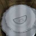 4x Contemporary Silver Plate Combo, 32-Pack - Includes 16 Lunch Plates (7.5") & 16 Dinner Plates (10.5") - Premium Quality, Elegant Design, Ideal for Parties & Special Occasions
