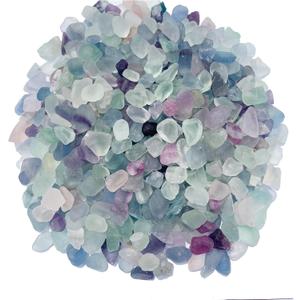 2 LB Small Crystals Rocks, Tumbled Chips Stone, Natural Quartz Crystals for Crafts, Pebbles for Indoor Plants, Decorative Stones for Vases, Succulents, Cactus