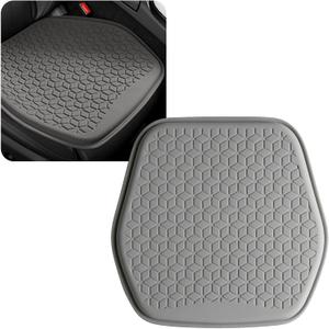 Car Seat Cover Cushion, Seat Protector Pad, Gel Chair Cushion for Front & Back Seats, Universal Non-Slip Breathable Comfortable Chair Covers for Cars SUVs Trucks Office Wheelchair (Gray) (grey)