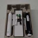 Oral-B Pro 1000 CrossAction Electric Toothbrush, Black and White, 2 Count