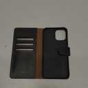 SUANPOT for iPhone 12 Pro Max Leather Wallet case with RFID Blocking Credit Card Holder, Flip Folio Book Magnetic PU Cell Phone Plus Cover for Apple 12 promax Leather case for Men Women 6.7 Black