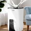 Humidifier large room 16L Whole house Humidifier 2000 sq.ft | 3 Atomizers, Humidity Control, 50 Hours, Ultrasonic Cool Mist Humidifiers for Bedroom Plants with Extension Tube, White