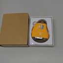 3-in-1 Electric Nail Clipper for Baby & Adults, USB Rechargeable Trimmer with LED Light, Polisher and Storage Container, Adjustable Speeds Nail Clipper for Kids, Seniors & Caregivers (Safe & Quiet) (Yellow)