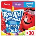 Kool-Aid Variety Pack, 30 ct Box Tropical Punch, Grape & Cherry, 6 fl oz (EXP 12/02/26)
