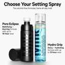 Milk Makeup Hydro Grip Set + Refresh Spray with Hyaluronic Acid Sets Makeup + Hydrates Skin for Up to 12 Hours Long-Lasting, Alcohol-Free Facial Mist for Dewy, Radiant Skin