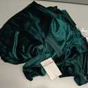 BeryLove Women Velvet Dress Cocktail Party Evening Dresses Long Sleeve Wedding Guest Formal Dresses (Green, L)