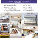 Ready To Rest RV Full Sheets (53 x 75) - Sage Solid, 4 Piece Camper Sheet Set, 100% Egyption Cotton, 8 Inch Deep Pocket Fitted Sheet with Elastic All Around, Soft & Luxurious, Hotel Quality Sheets