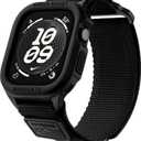 Bandletic Rugged Case with Band Compatible with Apple Watch, Size: Large-46mm (series 11/10), Protective Cover Sport Accessories for iWatch Men