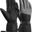 MCTi Ski Gloves,Winter Waterproof Snowboard Snow 3M Thinsulate Warm Touchscreen Cold Weather Women Gloves Wrist Leashes