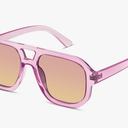 livho Trendy Polarized Square Aviator Sunglasses Women Men Square Eyewear Frame, Retro Sun Glasses for Women Men 2025 Shades