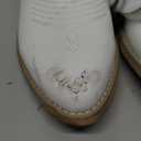 DREAM PAIRS Women's Embroidered Western Pull-On Knee-High Cowboy Boots (8.5, White)