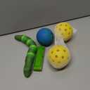 Plastic Snake Toy with Wiggle Movement & Plastic Harmonica Music Toy Instrument  & Bouncing Baseball & 2 Pieces Pickleball Balls