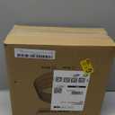 Christmas Tree Collar, 28.4" D Round Base Cover, Mixed Natural Grain Fiber Plastic Ring, Tree Skirt for Christmas Decorations (Wheat)