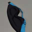 MyHalos Sleep Mask  3D Blackout Eye Mask for Women & Men, Side Sleepers, Zero Pressure Memory Foam Eyelash Friendly, Breathable,Award-Winning Sleep Aid for Travel (Black, 1 Count (Pack of 1))