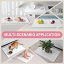 Stone Drying Mat for Kitchen Counter-Super Absorbent PU Dish Drying Mat, Quick Dry Stone Mat Kitchen for Dishes, Bottles & Cups, Large Foldable Stone Dish Drying Mat, Non-Slip Kitchen Mat (24" x 16")