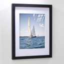 16x20inch Picture Frame 2 Pack Solid Wood Wall Mounting Certificate Poster Photo Frame with MAT Display Pictures 12x16in