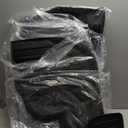 Auxko All Weather Floor Mats Cargo Mat with Backrest Mat for 2023-2025 Honda Pilot TPE Liners Accessories Guard Odorless Anti-Slip Floor Liners & Trunk Liner with Back Seat Protectors for Honda Pilot