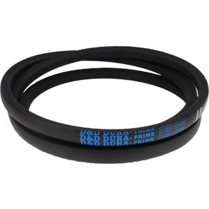 D&D PowerDrive AX48 V Belt, Rubber, 1/2" x 50" Outside Circumference