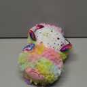 Happy Nappers FlipaZoo Unicorn Children's Plush Toy, Reversible, Sparkle/Rainbow