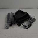 Corner Shower Caddy, 39-125 Inch Adjustable Height With ABS Shelves, Drill Free Organizer, 4 Layer Rustproof Metal Tension Pole, Large Storage, Black