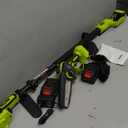 2-IN-1 Cordless Pole Saw & Mini Chainsaw w/ Brushless Motor, 2*4.0Ah Battery Powered 6" Electric Telescoping Pole chainsaw 15 Ft Max Reach, Adjustable Head Pole Saw for Tree Trimming Pruning