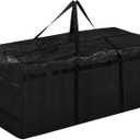 Black Extra Large Storage Bag for Pools with 4 Handles - for Aboveground Inflatable Frame Pools Waterproof Storage Bags for Above Ground Pool Heavy-duty Pool Cover Accessories Storage,56''x23''x23''