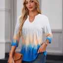 Long Sleeve Shirts for Women 2026 Spring Dressy Casual Blouses Pleated Crewneck Tunic Tops for Leggings Cute Tee (White, L)