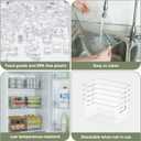 BALEINE Clear Plastic Storage Bins, Pantry Organization, BPA Free Stackable Refrigerator Organizers and Storage with Handles for Kitchen Fridge Cabinet Bathroom (8PK, 9.5x5.5x4.5)