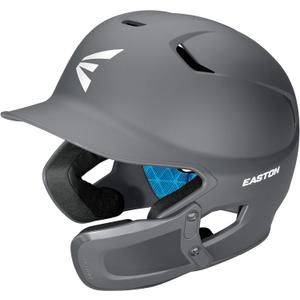 Easton Z5 2.0 Baseball Batting Helmet | Reversible Jaw Guard Included (SR (7 1/8 - 7 1/2), Matte Charcoal)