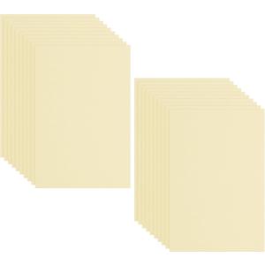 PATIKIL 20 Pack EVA Foam Sheets, 12" x 8" 2mm Thick Foam Sheets Crafts Foam Paper for Craft Classroom Bulletin Board Decor Scrapbooking DIY Cosplay Costume, Light Yellow