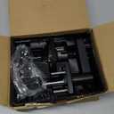 Kwikset Casey Entry Door Handle with Lock and Key, Secure Keyed Reversible Lever Exterior, For Front Entrance and Bedrooms, Matte Black , Pick Resistant Smartkey Rekey Security and Microban (1 Pack)