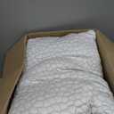 QUTOOL Cooling Pillow for Sleeping, CertiPUR-US Shredded Memory Foam Queen Pillows Set of 2, Cool Pillow for Hot Sleepers Adjustable Firm Pillow for Side, Back, Stomach Sleepers Soft Yet Support,White