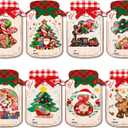 2 x Wakeys 60-Pack Christmas Classroom Gifts Candy Card Kit with 10 Festive Designs & 60 Clear Treat Bags  DIY Holiday Goodie Christmas Classroom Crafts for Kids Exchange (Candy Not Included)