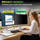 2 Pack Privacy Screen for 34 Inch 21:9 (79.8x34cm) Computer Monitor - Blue Light Filter & Anti-Glare, Removable Screen Privacy Shield | PC Protector Film for Flat and Curved Screens