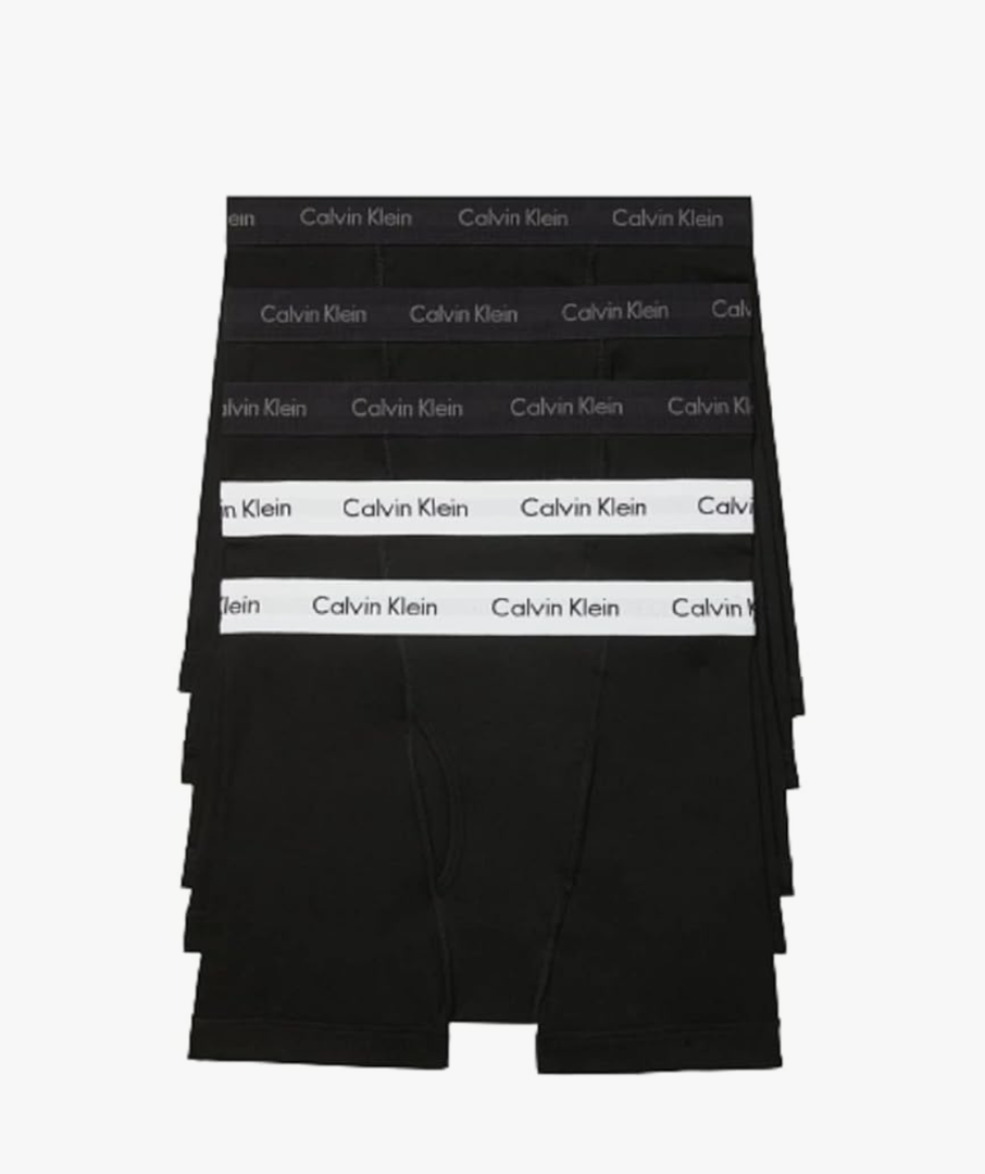 Calvin Klein Men's Cotton Classics 5-Pack Boxer Brief, M