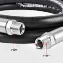 EVIL ENERGY 1" Fuel Transfer Hose 20FT,Farm Fuel Hose for Dispensing Diesel Gasoline Kerosene Biodiesel
