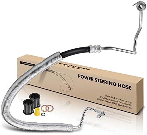 A-Premium Power Steering Pressure Hose Line Assembly Compatible with Ford Edge 2011-2014 & Lincoln MKX 2011-2015, MKZ 2011-2015, 3.5L 3.7L, with Washer, O-ring & Bushing, Replace BT4Z3A719A