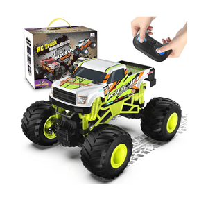 Scientoy Remote Control Car, 20KM/H Monster Truck Toys for Ages 5-7, 1:16 Scale All Terrain RC Cars for Boys & Girls Age 4-7, 2.4Ghz Off Road RC Truck, Christmas Birthday Gift for Kids