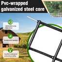 Hardware Cloth 1/2inx36inx100ft, Chicken Wire Fencing Welded Wire Mesh Vinyl PVC Coated Mesh Coop Garden Plant for Rabbit Snake Rodent Foxes Raccoons Poultry Netting Cage Farm Protection