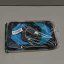 for Galaxy Tab A9 Plus Case 11 Inch, Rugged Case for Samsung Galaxy A9+ Tablet with Screen Protector 360 Rotating Stand Shoulder Strap Pen Holder, 2023 Model(SM-X210/X216/218), Black Blue