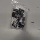 1/2 inch Irrigation Tubing Fittings For (1/2" ID x0.6-0.63" OD) 16mm Drip Tubing Barbed Locked Connectors-5 US Standard 3/4" to 1/2" Faucet Adapters,5 Filter Washers,5 Rubber Washers