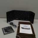 Foldable Keyboard and Mouse, Folding Bluetooth Keyboard Mouse Combo, 2.4G Wireless + Bluetooth5.1 x 2, Portable Wireless Rechargeable Travel Keyboard Mouse for Windows Android MacOS iOS