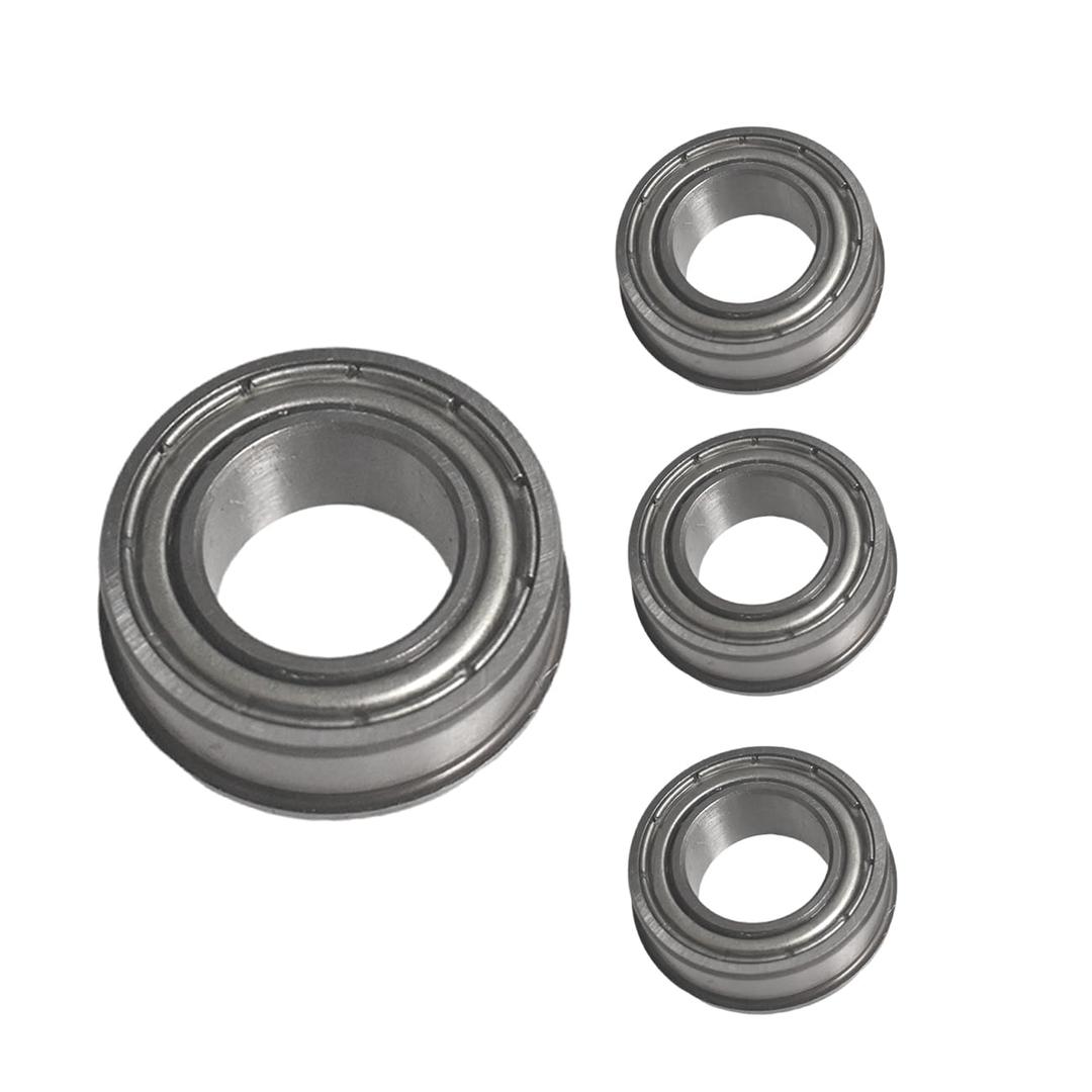 4 Pack Upgrade Alloy Steel Front Wheel Bearing for John Deere AM127304 AM118315 AM35443 for Husqvarna Lawn Mower ID 3/4" x OD 1-3/8" Steel Shield Dust Cover 6003-2RS Bearing