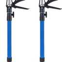Lifynste Third Hand Tool, Adjustable Support Pole, 3rd Hand Support System, Steel Support Rod for Cabinet Jacks Cargo Bars Drywall Support, Extends from 20 Inch to 45 Inch, 2 Pack, Blue